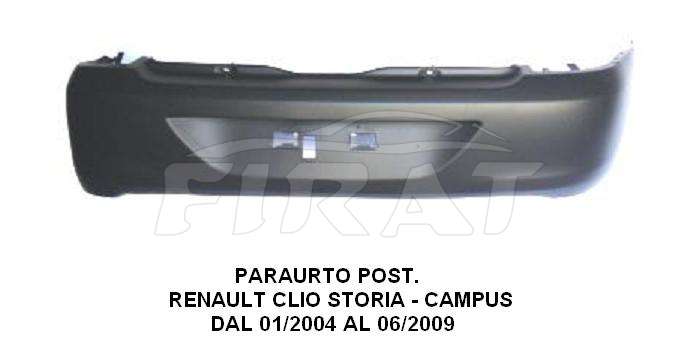 PARAURTO RENAULT CLIO 05 - 09 STORIA-CAMPUS POST.